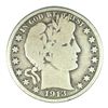 Image 1 : 1913 BARBER HALF DOLLAR VG