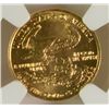 Image 3 : 1986 1/10 OZ GOLD AMERICAN EAGLE NGC GEM UNC