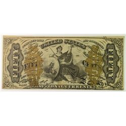 1863 FIFTY CENT US FRACTIONAL NOTE