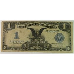 1899 $1 SILVER CERTIFICATE "BLACK EAGLE" FINE