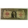 Image 1 : 1923 $1 US NOTE (RED SEAL)