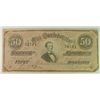 Image 1 : 1864 $50 CONFEDERATE STATES OF AMERICA NOTE