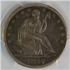 Image 2 : 1847-O SEATED HALF DOLLAR PCGS XF45