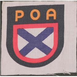 ORIG POA PATCH FOR RUSSIAN VOLUNTEERS TO NAZI WEHRMACHT