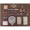 Image 2 : 21 WWII MILITARY ITEMS--PATCHES RIBBON BARS-POW BADGE