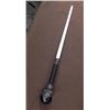 Image 2 : CHINESE HAND SPEAR-BLUE SPHERE TOP- 2' LONG-STEEL BLADE