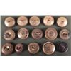 Image 2 : 15 VINTAGE BRITISH MILITARY BUTTON COLLECTION,MAKER MKD