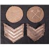 Image 1 : WWI DOUGHBOY PATCH COLLECTION-2 CHEVRONS-INFANTRY & ENG