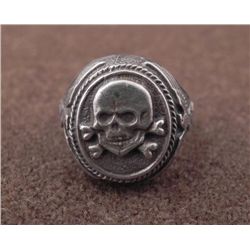 Nazi SS Totenkopf Ring w/ Skull, Eagle, Swastika
