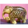 Image 1 : Wooden Decorative Elephant With Baby Inside
