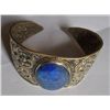 Image 2 : 65.50g Bracelet Sterling Silver Having one Lapis Stone