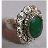 Image 2 : 8.00g Emerald Ring Sterling Silver