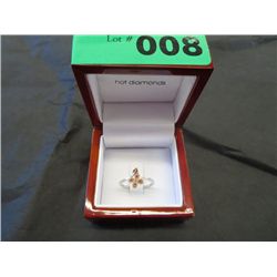 Rare cluster ring, set with 6 Red Diamonds