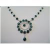 Image 2 : Sterling silver & Emerald necklace