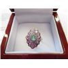 Image 2 : Diamond & Emerald ring