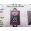 Image 2 : .999 solid palladium. certified bar