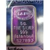 Image 2 : 999 solid silver bar with serial no. & certificate