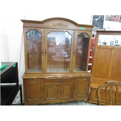 12 piece Fruitwood dining suite