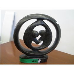 Carved statue 10" tall