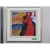 Image 1 : Framed tissue & acrylic art
