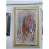Image 1 : Untitled abstract - Framed 24" by 36"