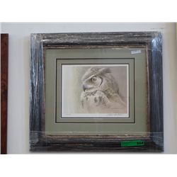 Robert Bateman print, "Owl" 1347/1500