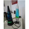 Image 1 : Two lava lamps