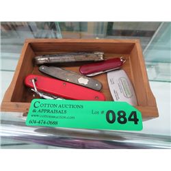 Five pocket knives