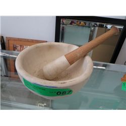 Mortar and pestle