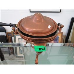 Copper chafing dish