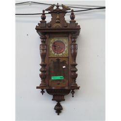 1800's European regulator wall clock