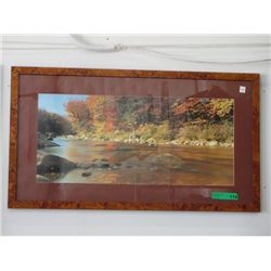 Framed river scene