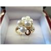Image 2 : Pearl & Diamond ladies ring