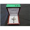 Image 1 : Herkimer Diamond & Meteorite Cross pendant