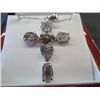 Image 2 : Herkimer Diamond & Meteorite Cross pendant