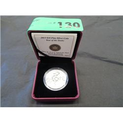 2013 Year of the Snake $10.00 coin