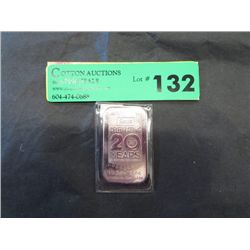 Sears BC, 20-Year Anniversary .999 Silver bar