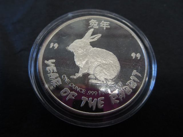 1999 Year of the Rabbit coin