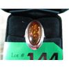 Image 2 : Amber and silver ring