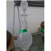 Image 1 : Crystal decanter 15" tall with stopper