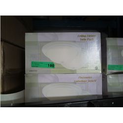 Case of ceiling fixtures