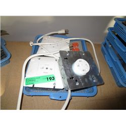 Tray of dryer outlet boxes