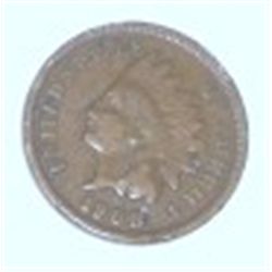 1908 INDIAN HEAD PENNY RED BOOK VALUE IS $5.00+ *NICE EARLY FINE GRADE*!!