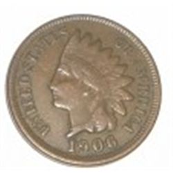 1906 INDIAN HEAD PENNY RED BOOK VALUE IS $7.00+ *NICE EARLY VERY FINE GRADE*!!