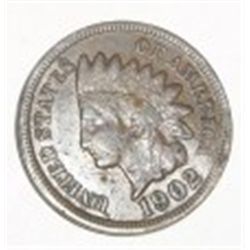 1902 INDIAN HEAD PENNY RED BOOK VALUE IS $8.00+ *NICE EARLY VERY FINE GRADE*!!