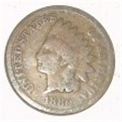 1880 INDIAN HEAD PENNY RED BOOK VALUE IS $6.00+ *NICE EARLY GOOD GRADE*!!