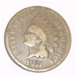 1874 INDIAN HEAD PENNY RED BOOK VALUE IS $20.00+ *NICE EARLY GOOD GRADE*!!