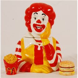 Ronald McDonald  Treasure Craft Cookie Jar