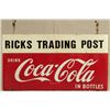 Image 1 : Coca-Cola Rick's Trading Post D/S Advertising Sign