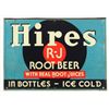 Image 1 : Hires R-J Root Beer Tin Advertising Sign